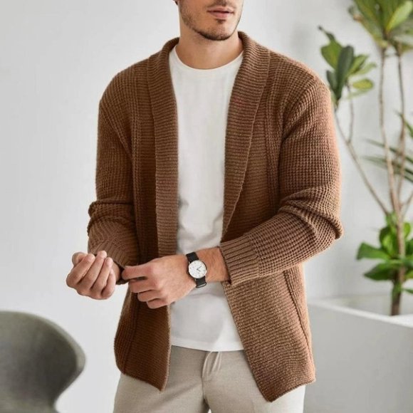 . Other - Brown Mens Cardigan